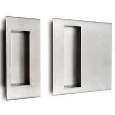 [BH-ALU-010] Aluminium Flush Pull Handle Stainless (Pair)