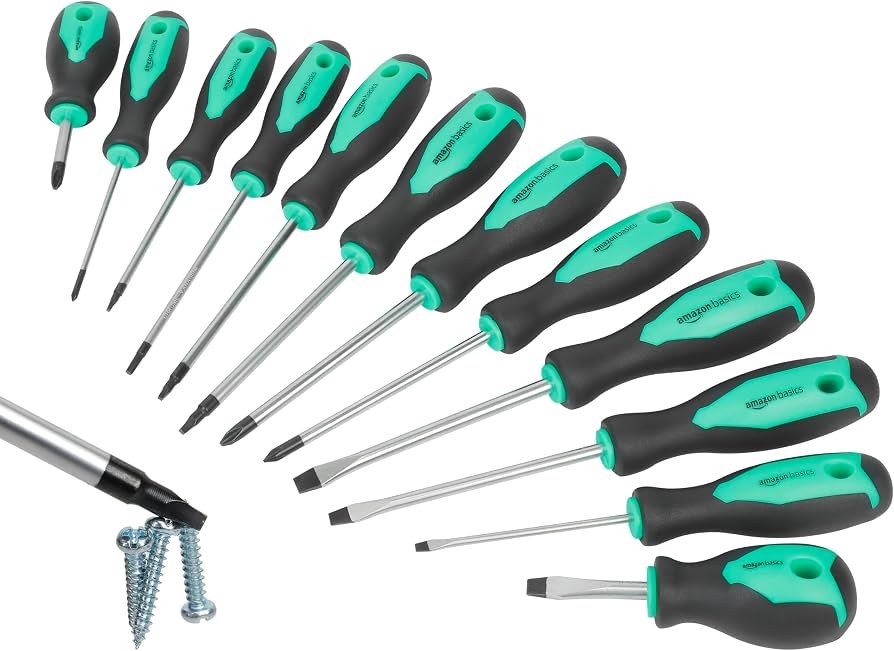 Screwdriver Set 12-Piece Slotted & PH