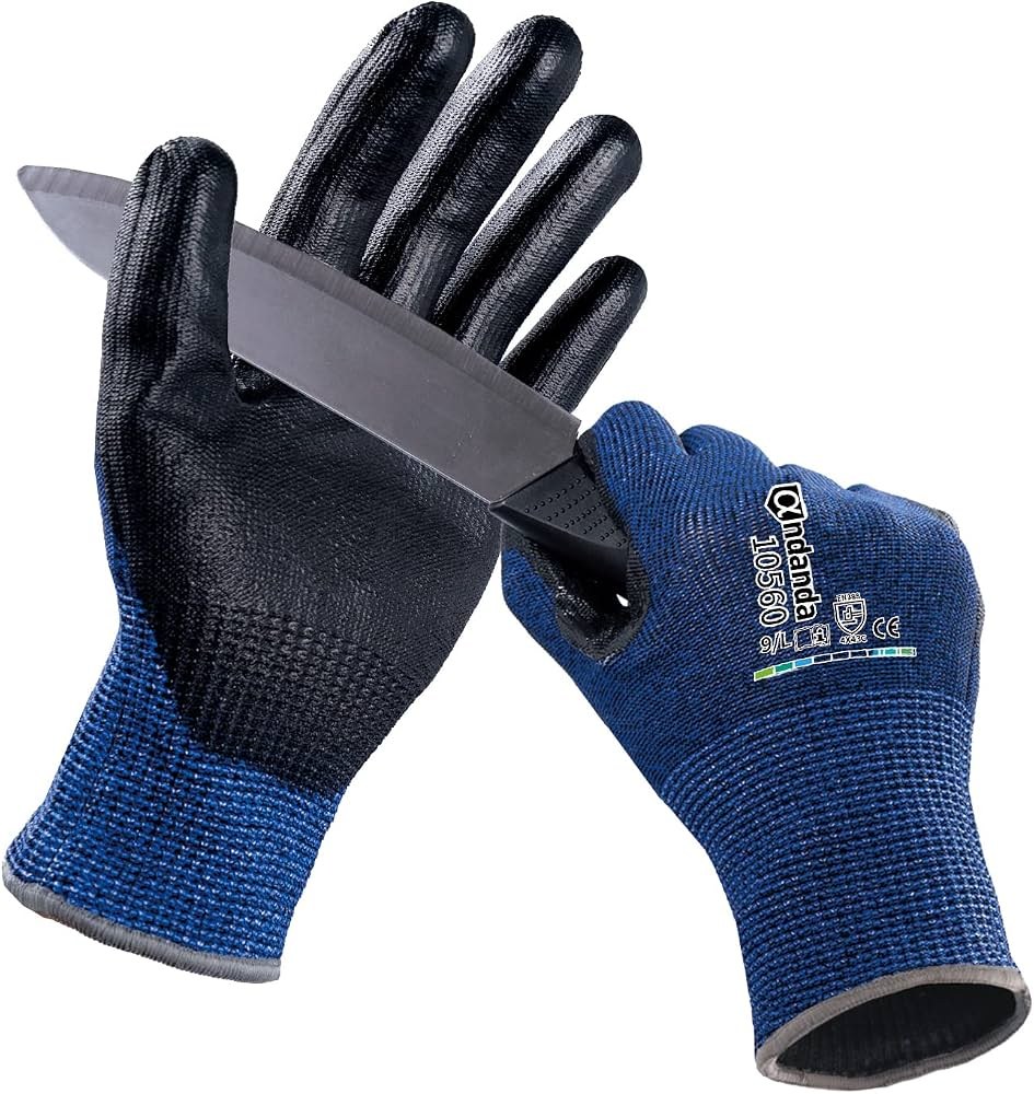 Cut-Resistant Gloves Level 5 (12-Pair)